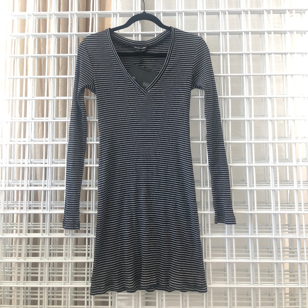 The Fifth Label Black and White Striped Dress